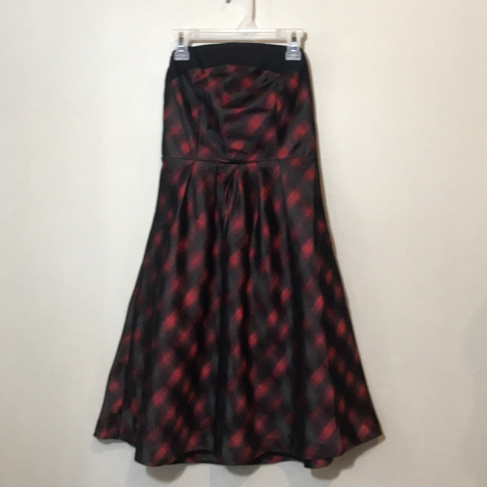 The Limited Black/Red Strapless Dress - Picture 2 of 7